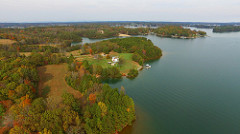 Smith Mountain Lake land for sale aerial view 2