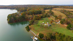Smith Mountain Lake land for sale aerial view 3