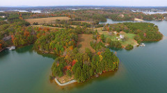 Smith Mountain Lake land for sale aerial view