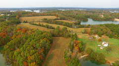 Smith Mountain Lake lots aerial view