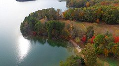 Smith Mountain Lake land for sale aerial view 5