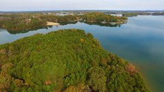 Smith Mountain Lake land for sale aerial view 6
